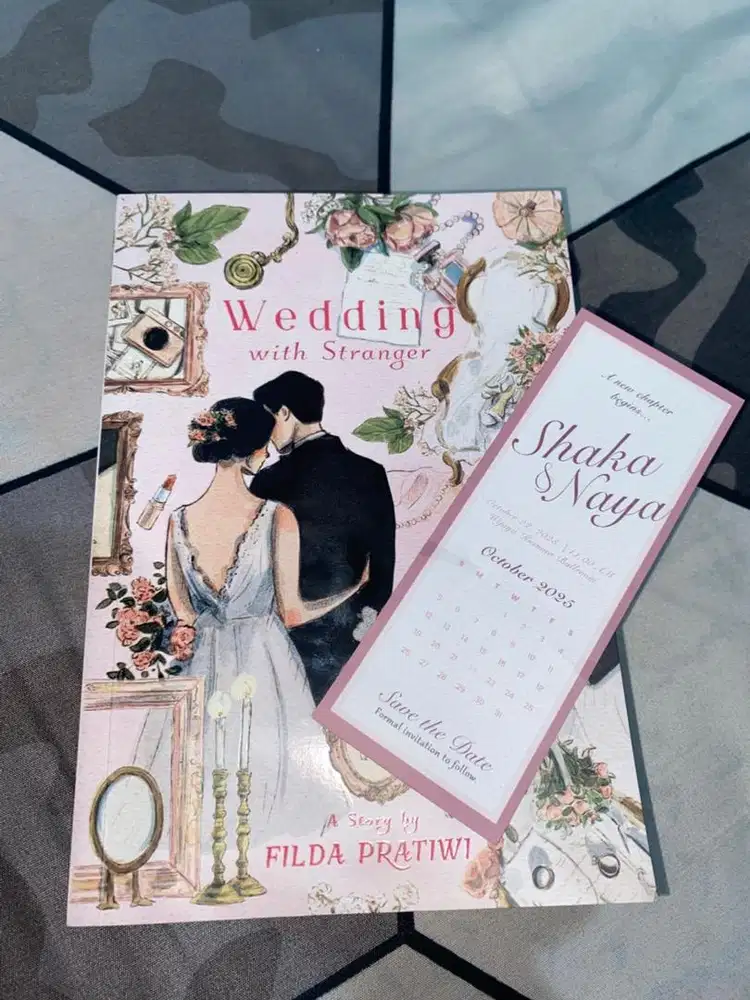 PRELOVED LIKE NEW NOVEL WEDDING WITH STRANGER BY FILDA PRATIWI