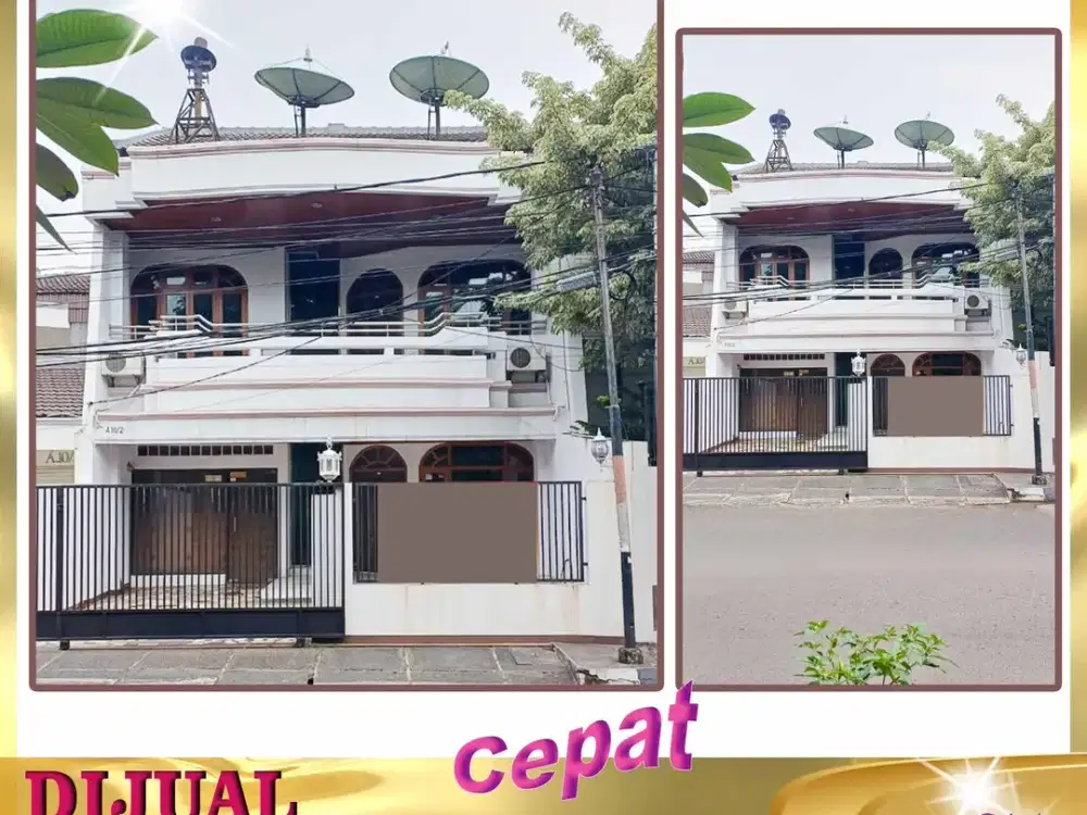 DIJUAL RUMAH 2½ lantai Siap Huni di Taman Aries Utama Meruya - AR