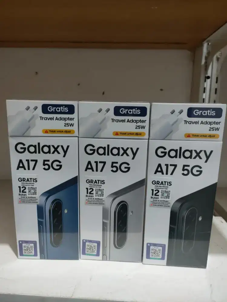 NEW GALAXY A17 5G 8/256GB + FREE ADAPTOR + GARANSI RESMI 1 TAHUN