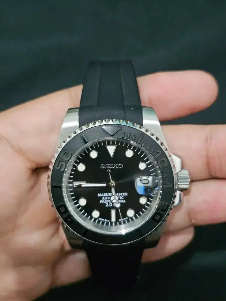 SEIKO MOD YACHMASTER. MULUS. FULL SET. NEGO SAMPE JADI