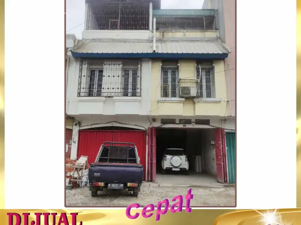 DIJUAL RUKO 3 Lantai Depan Pasar Taman Palem Lestari Cengkareng - SS