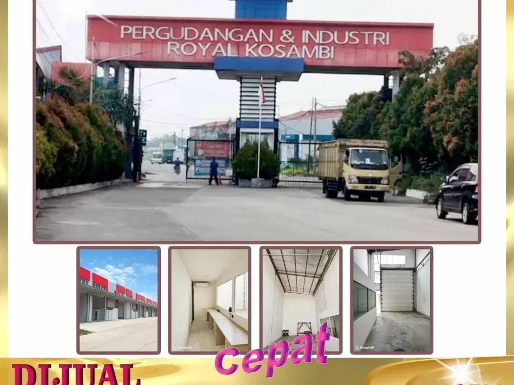 DIJUAL Gudang Baru di Pergudangan Royal Kosambi Kosambi Tangerang - FN