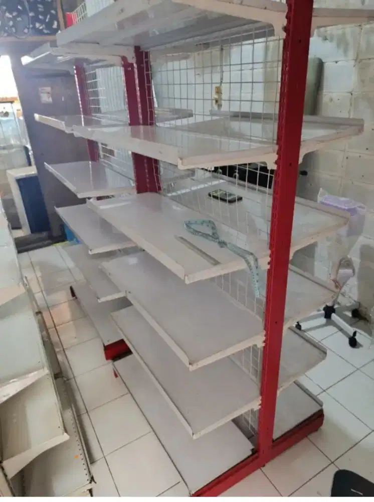 Jual Rak besi Display barang second, Lok Pamulang Barar, Tangsel