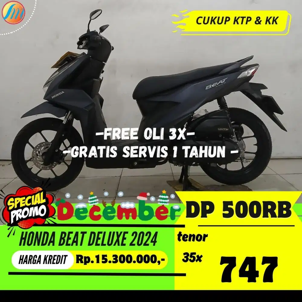 DP CUKUP 500RIBU KREDIT HONDA BEAT DELUXE 2024 ANGSURAN SANGAT RINGAN