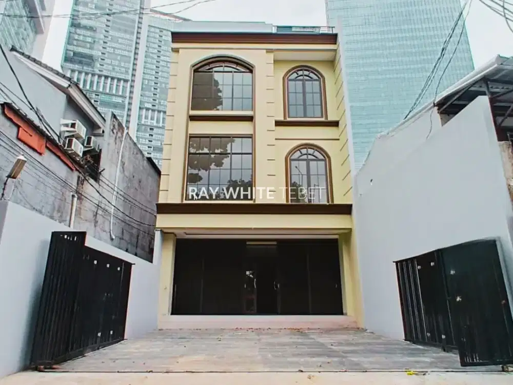 Disewakan Ruko Hadap Jalan Satrio 3,5 Lantai - Setiabudi, Jaksel