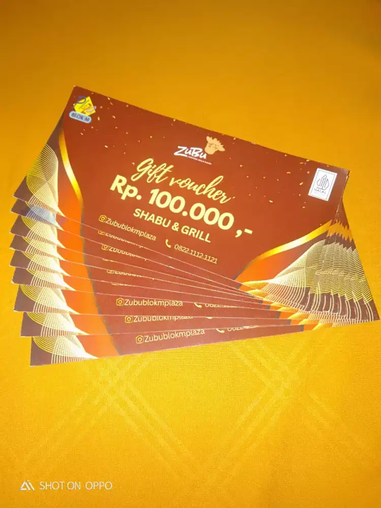 Voucher zubu 100k