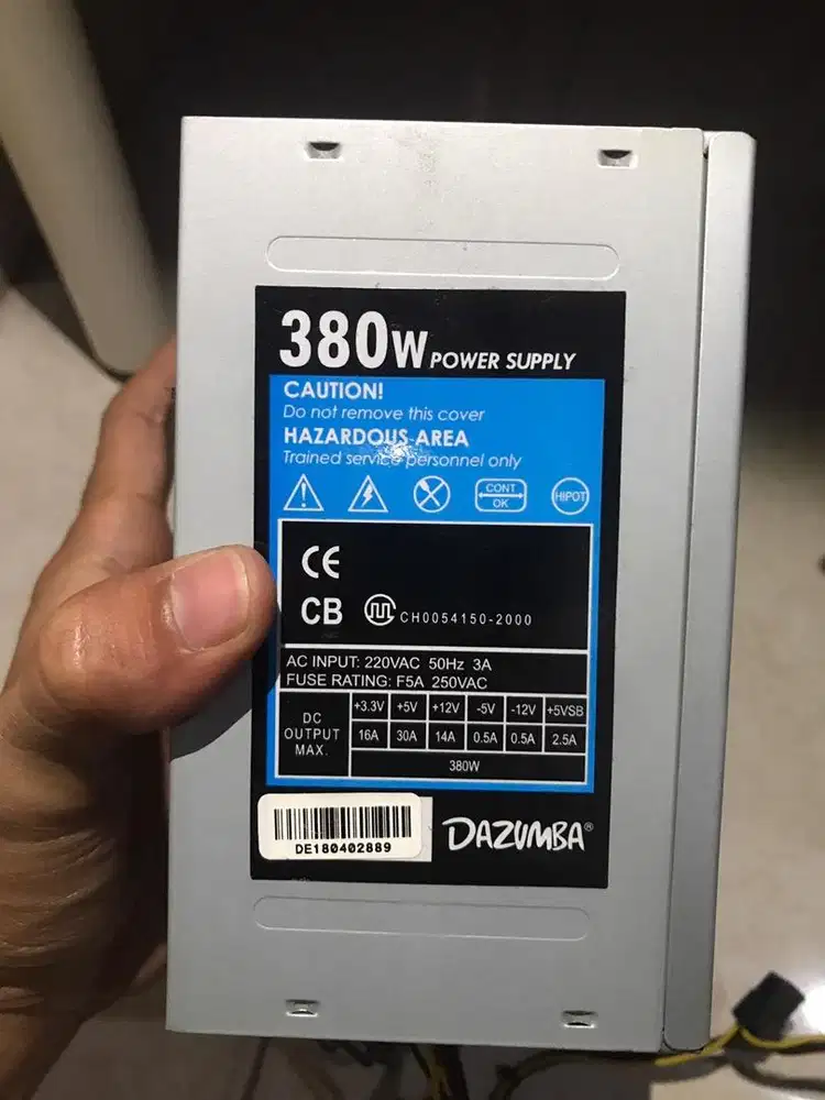 PSU 380 watt Dazumba
