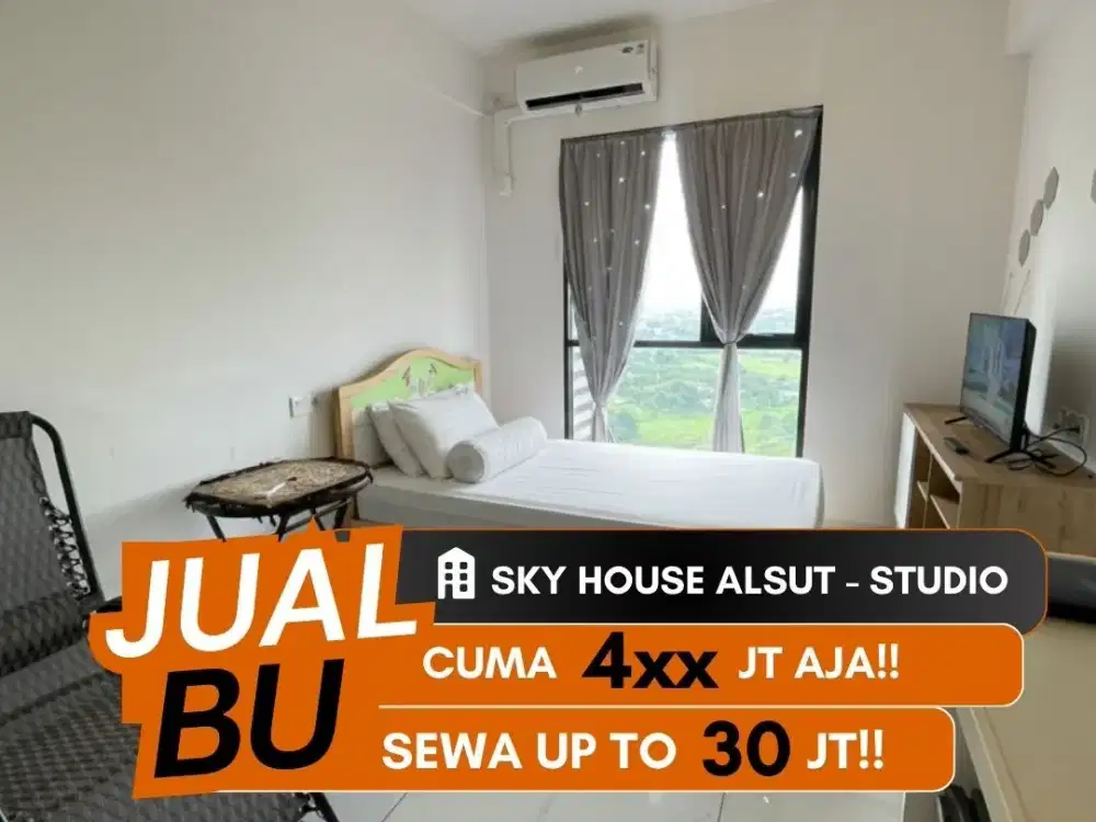 JUAL APARTEMEN SKY HOUSE ALAM SUTERA STUDIO FULL FURNISHED DEKAT BINUS
