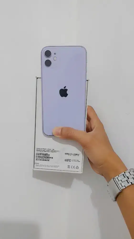 Iphone 11 Purple 128gb Fulset Baca Deskripsi