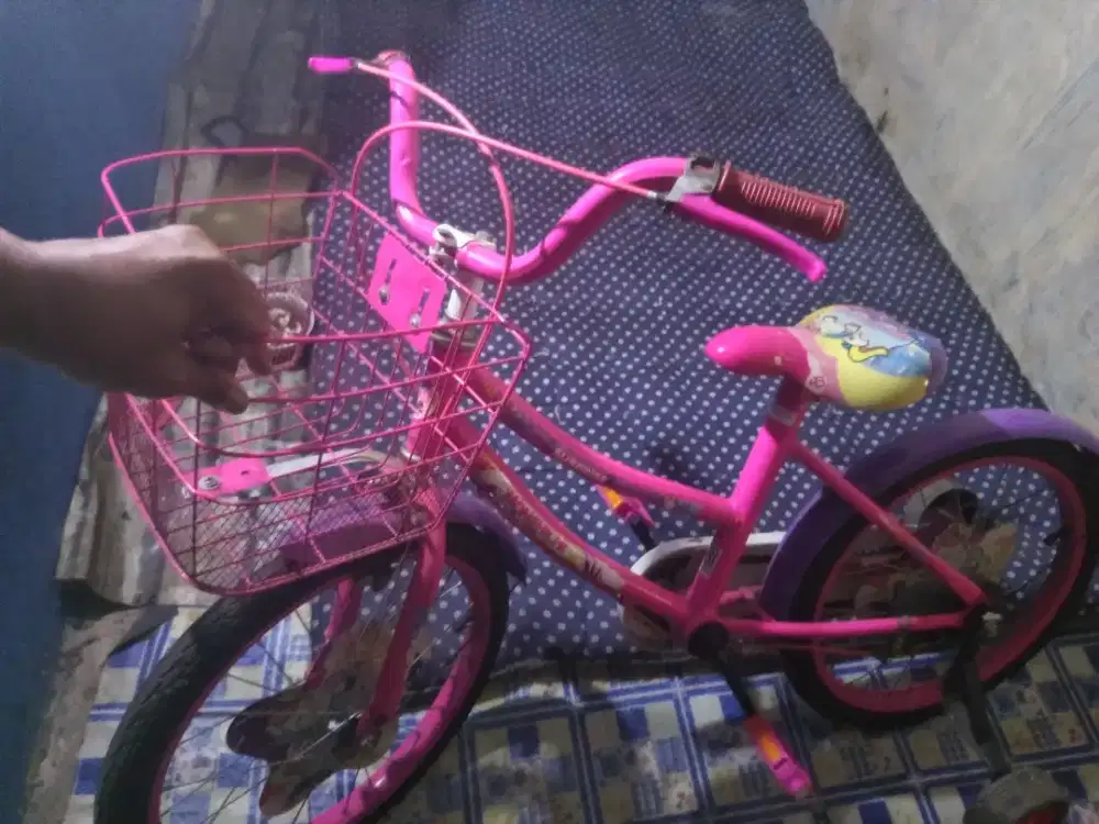 Jual sepeda anak lumayan masih mulus jarang di pake