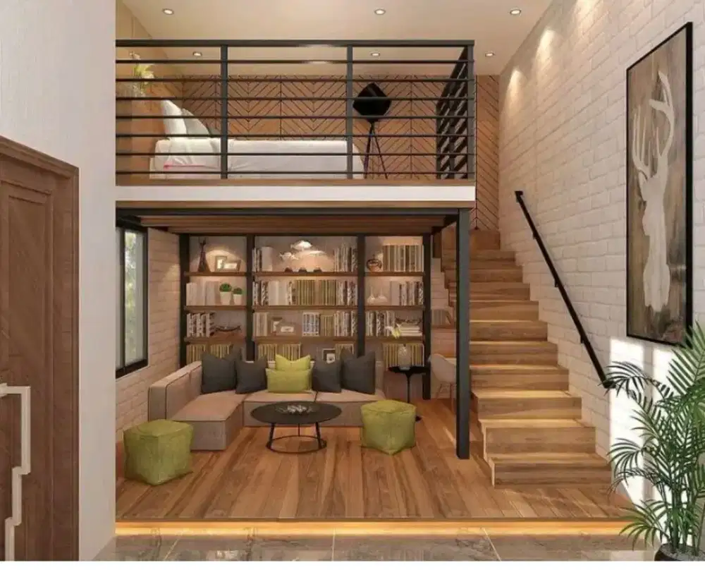 Mezanin indoor dan outdoor