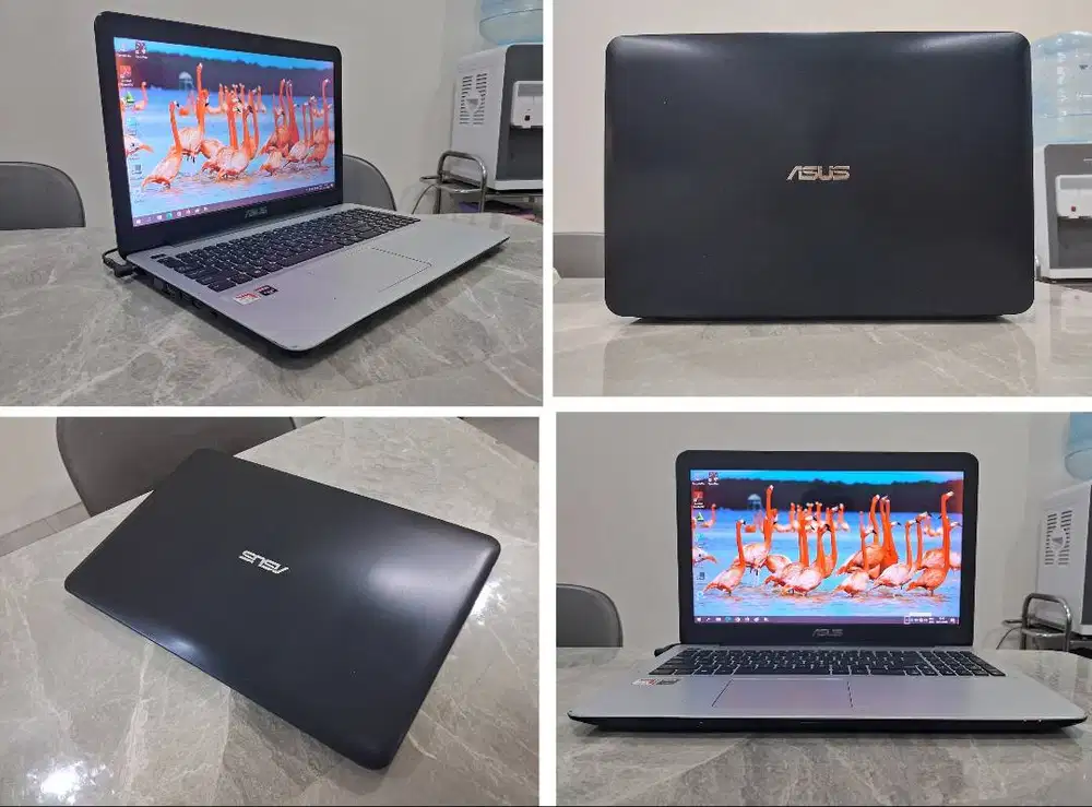 Laptop ASUS 8GB 3.0GHz Dual VGA AMD Radeon R5 Batre BARU Win ORIGrnsi