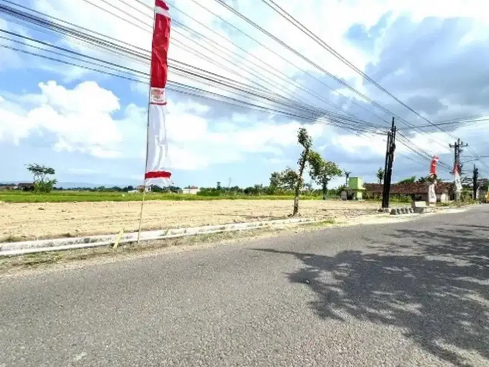 Tanah Dijual Yogyakarta Jl. Raya Sambiroto Dekat Jogja Bay Untuk Rumah