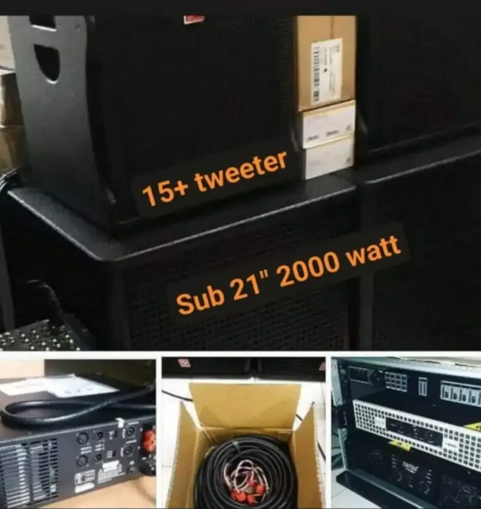 Sound system 2 way 4 box