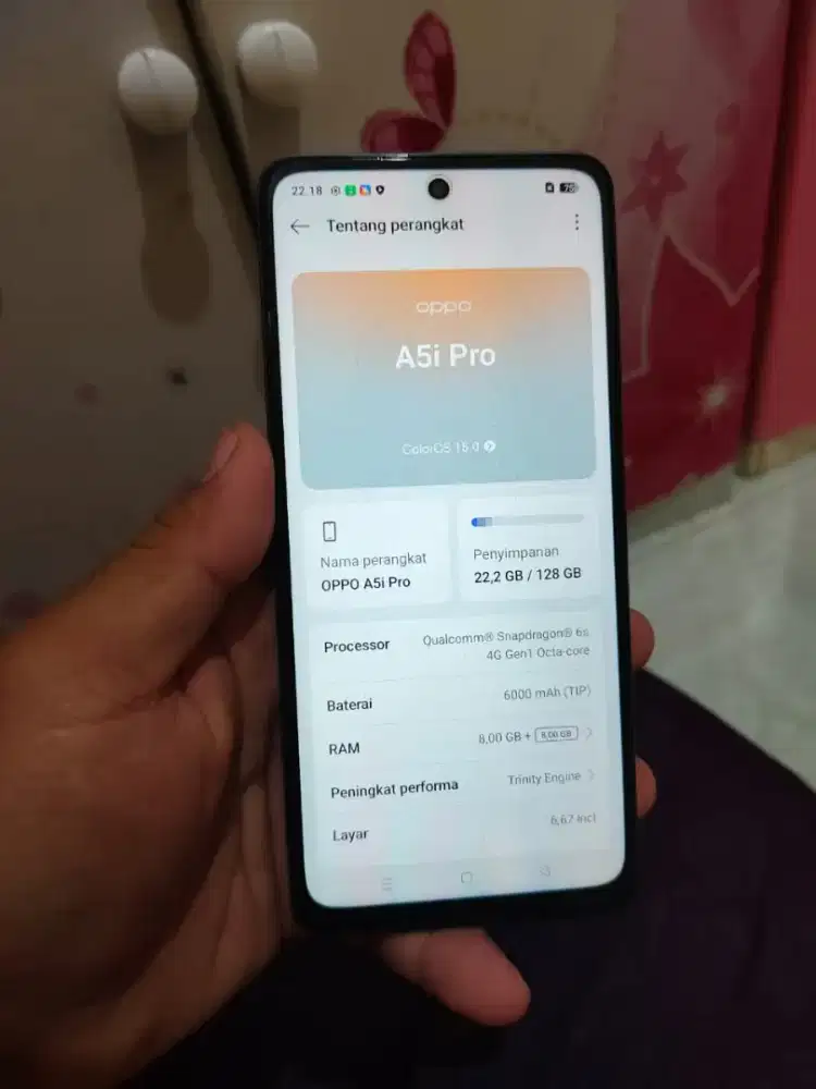 Oppo a5i pro hp+cas
