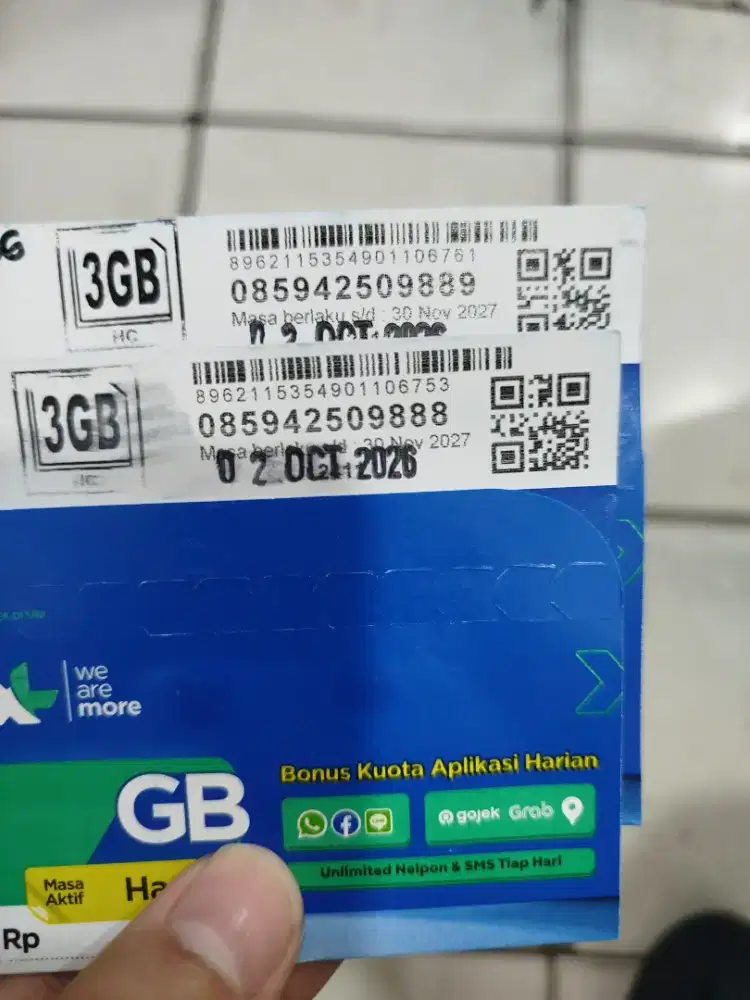 Perdana / nomor XL cantik