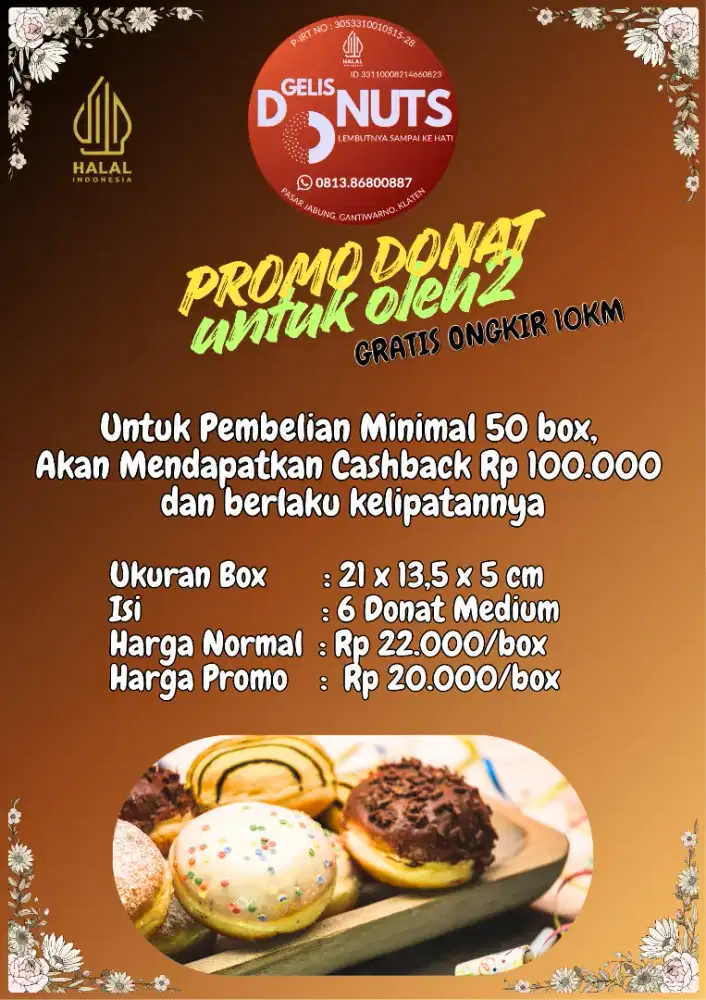 Dicari Reseller Donat Premium