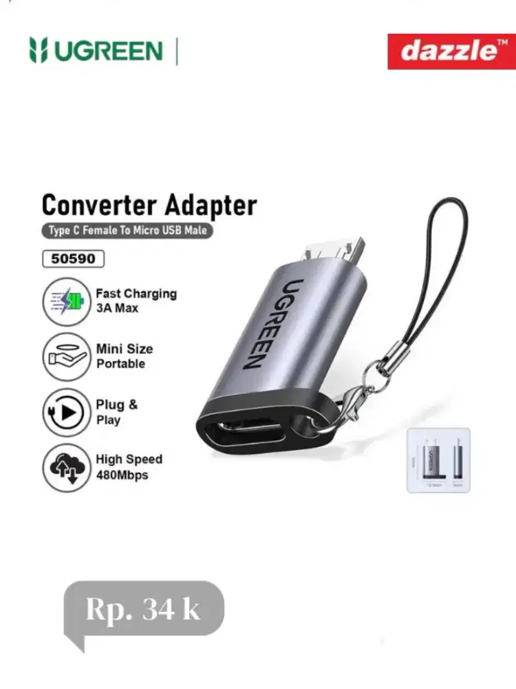 Ugreen converter adapter type C to micro