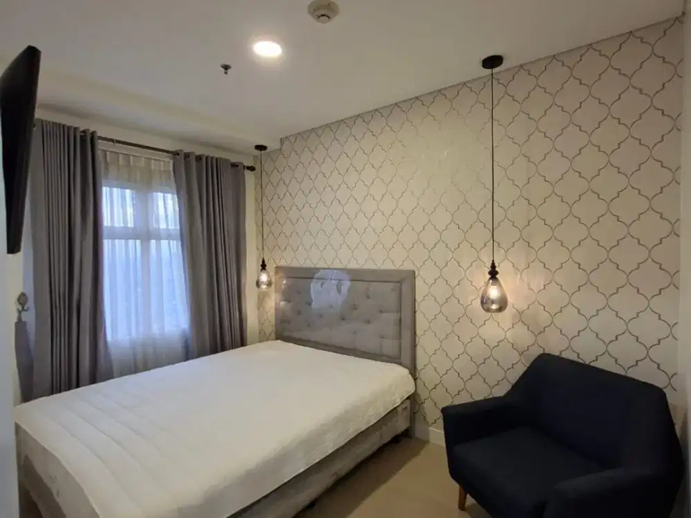 1BR Furnished Apartemen Madison Park - Mall Central Park