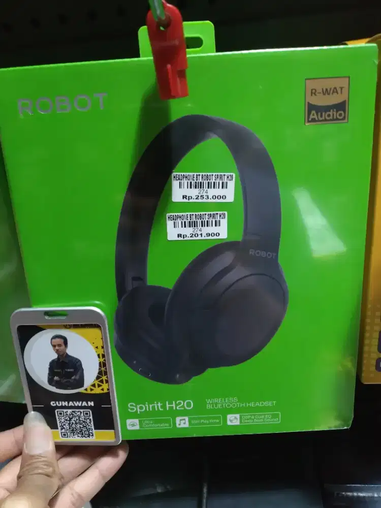 Headphone BT ROBOT SPIRIT H20 ATLANTIS DAHSYAT