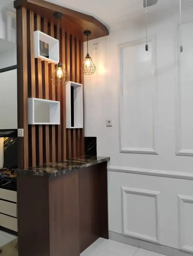 Kitchensett minibar lemari rak tangga bebas custom sesuai kebutuhan