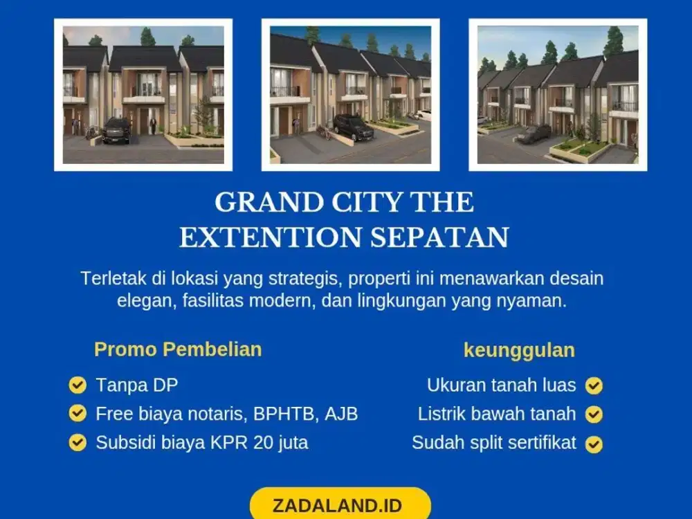 rumah 2 lantai di jual tanpa dp free biaya shm