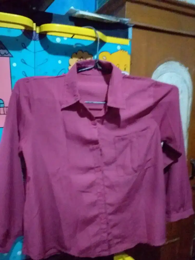 Atasan Kemeja Lengan Panjang