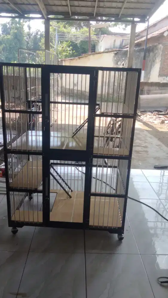 Kandang kucing aluminium
