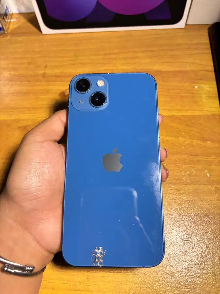 Iphone 13 Blue 256GB SECOND Beacukai