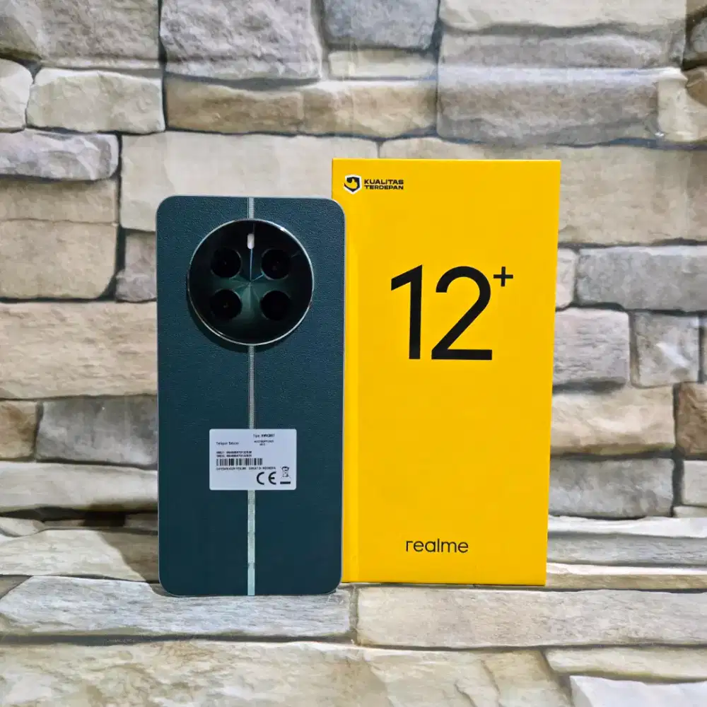 Realme 12 Plus 5G 8/256 Green Fulset segel mulus 98%