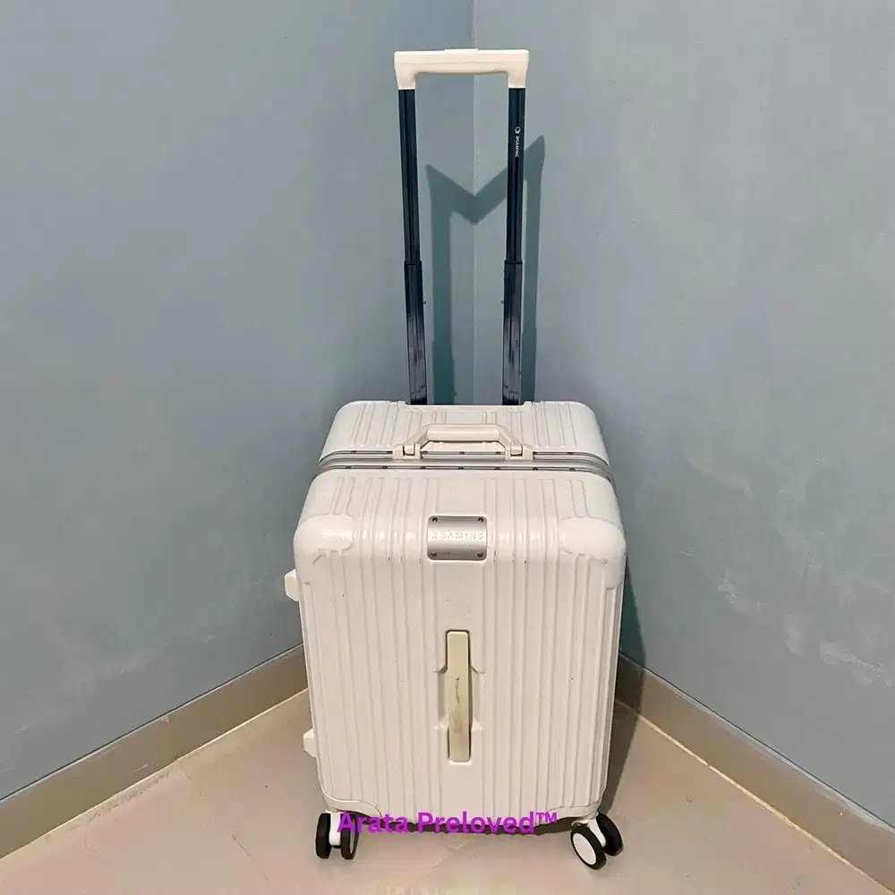 Koper Bagasi Roaming Semi Aluminium Jumbo 20” Putih Original