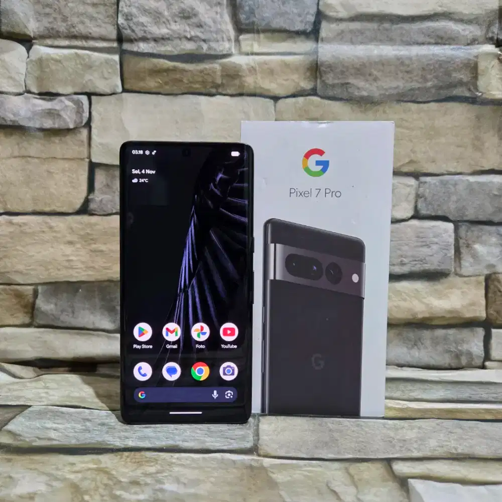 Google Pixel 7 Pro Beacukai 12/128 Fulset segel mulus 95%