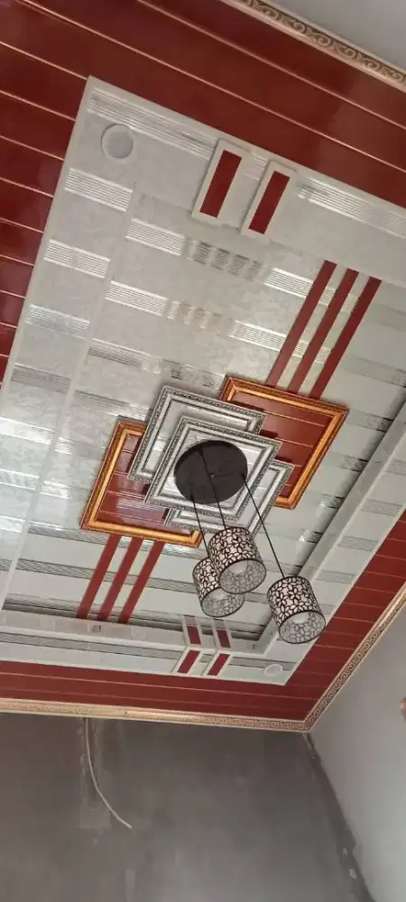 Melayani pemasangan pelapon pvc gipsum partisi molding DLL