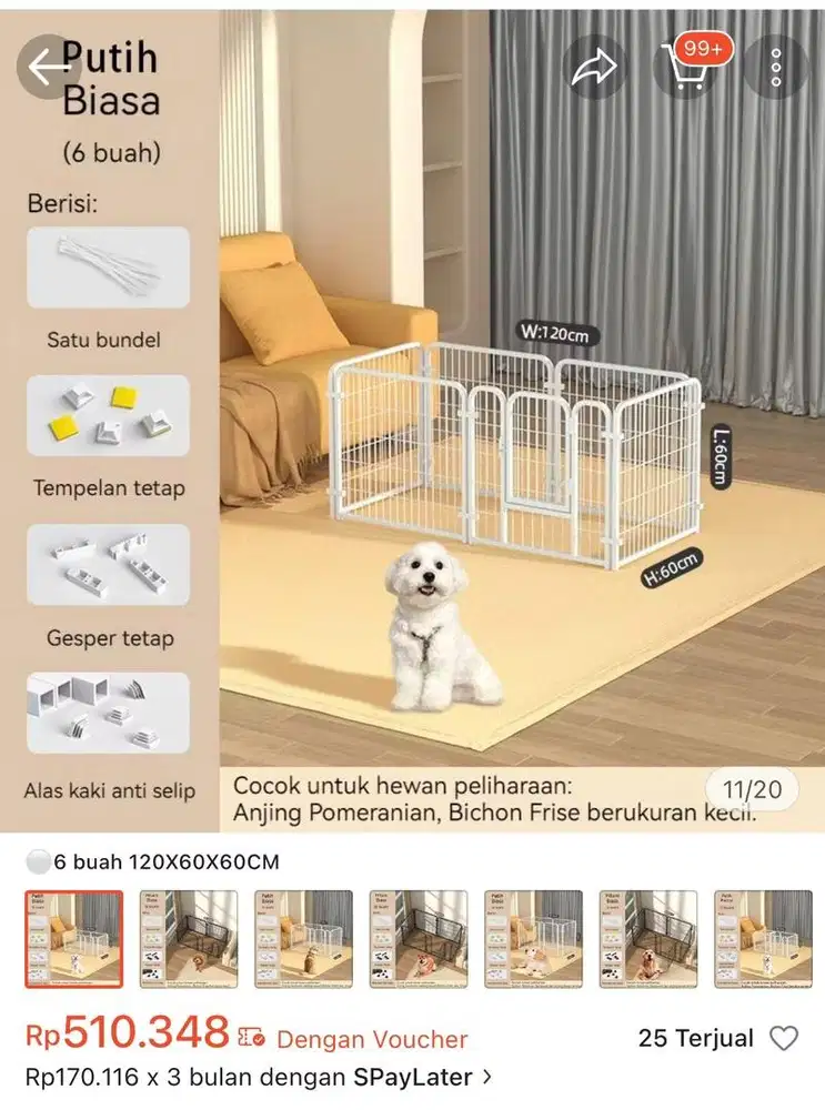 Dijual rugi pagar anjing besi