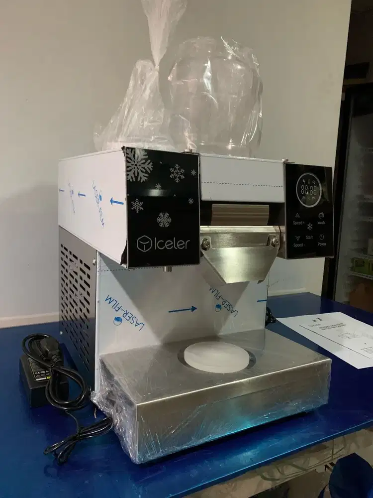 Mesin Bingsu Snow Ice - ICELER 750watt 120Kg/24Jam Touchscreen