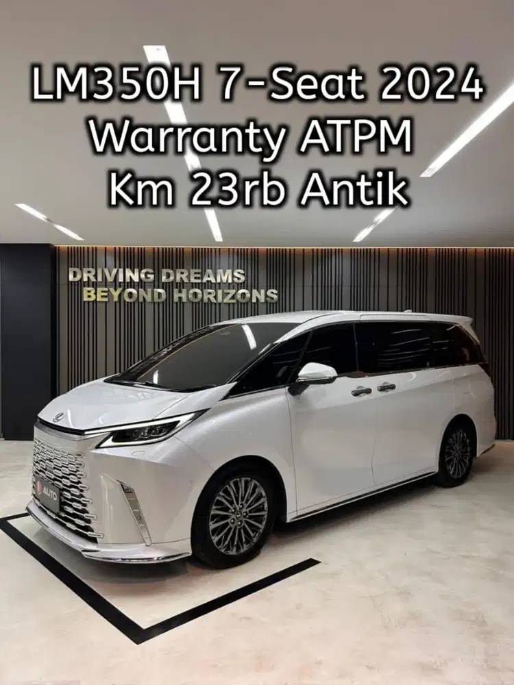 Lexus LM350 Hybrid LM350H 2023 Putih 7-Seater