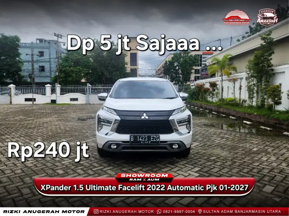 Dp 5jt Xpander 1.5 Ultimate Facelift 2022 Automatic Pjk 01-2027