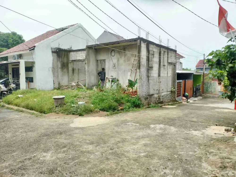 Tanah kavling Hook dalam perumahan Meruyung limo Depok