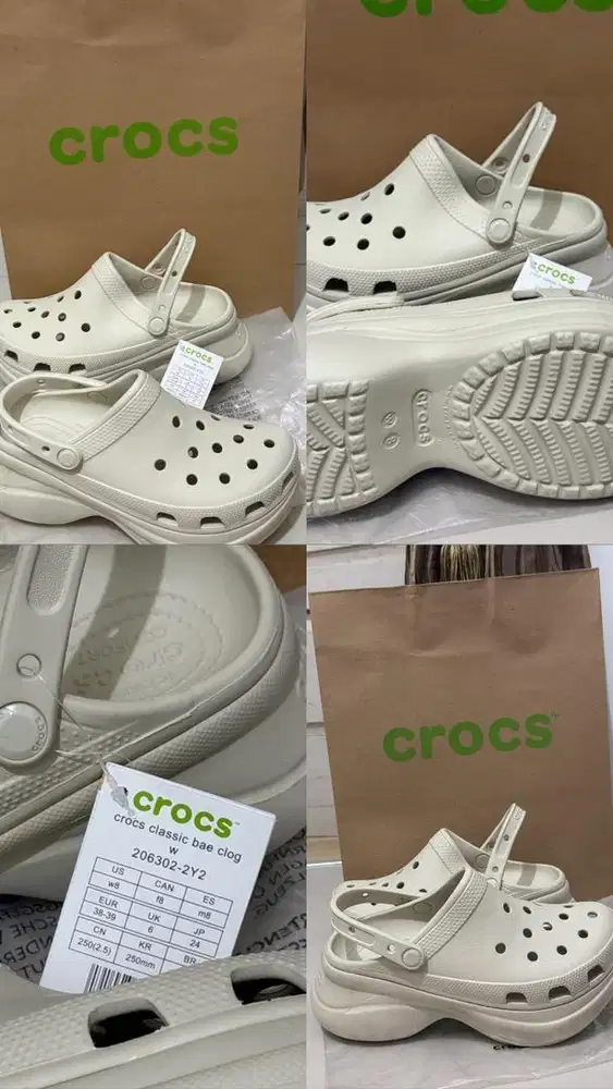 CROCS ORIGINAL 100% new belum pernah pakai