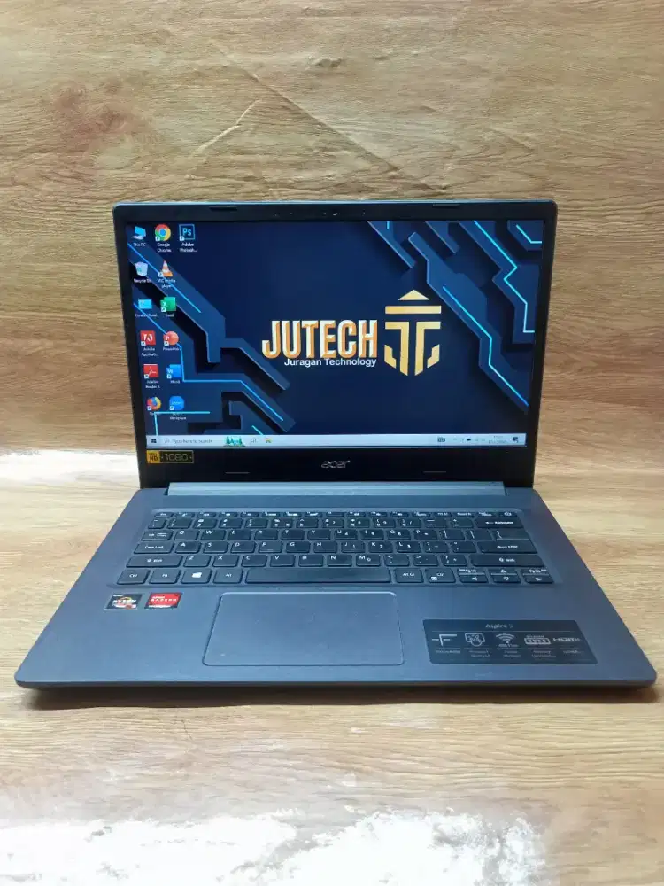 Laptop Acer Aspire RYZEN 3 Slim RAM 8 GB Siap Pakai