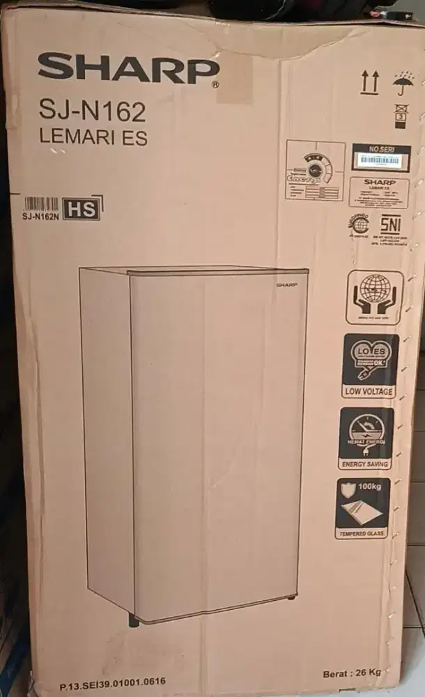 Kulkas sharp 1 pintu