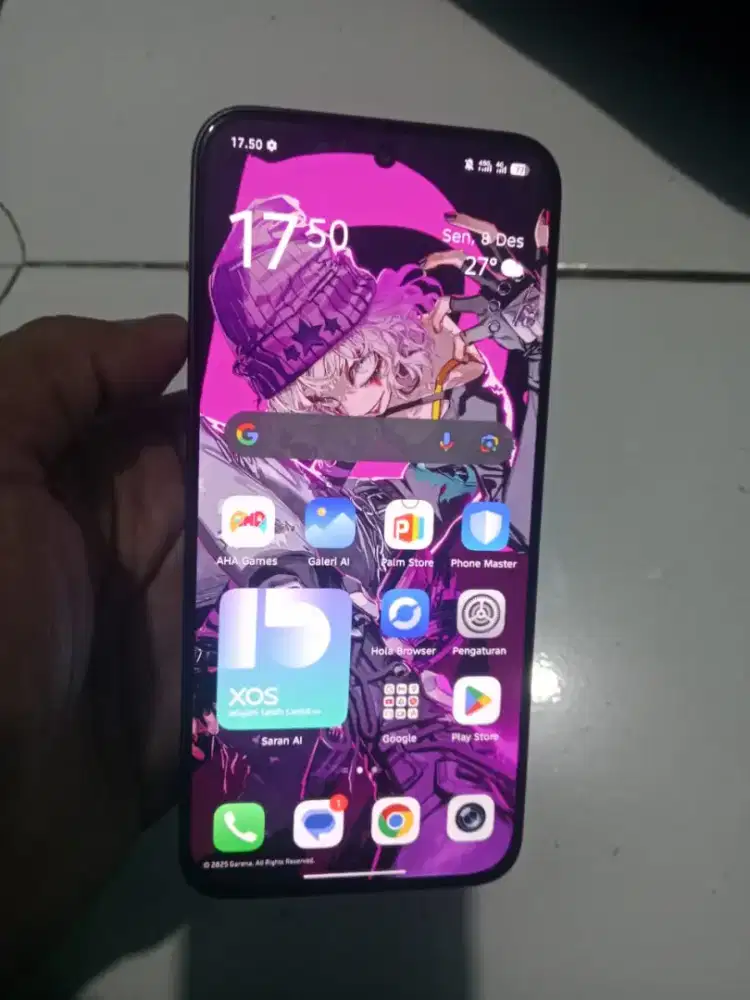 Infinix hot 60 Pro ram 8/256 Nfc mulus sidik jari layar nominus