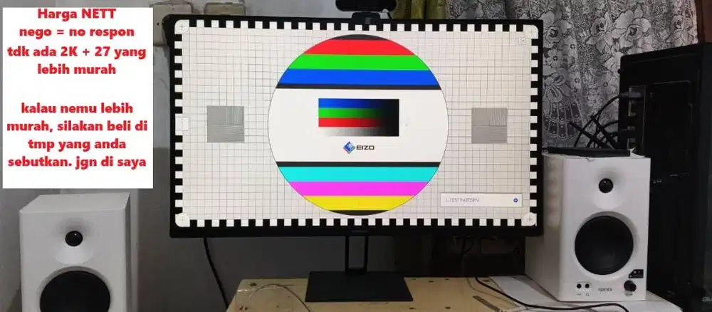 Monitor LED Xiaomi A27Qi 27 inch IPS 2K QHD 1440p 100Hz Mulus