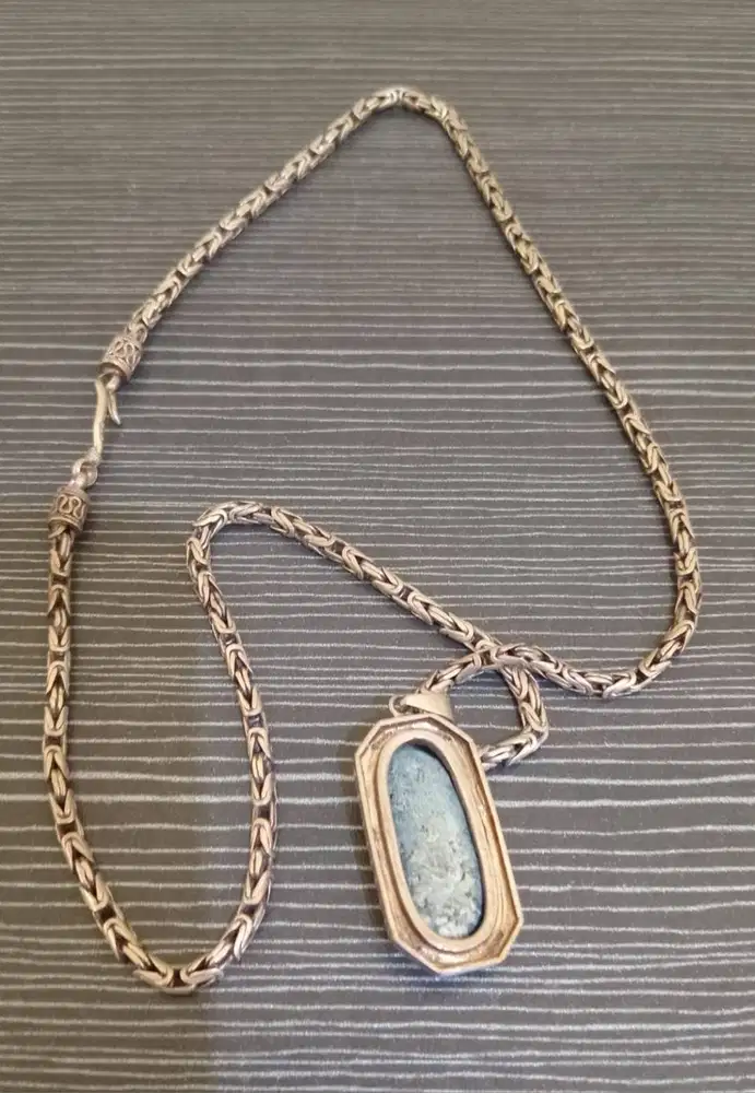 KALUNG LIONTIN PERAK 925