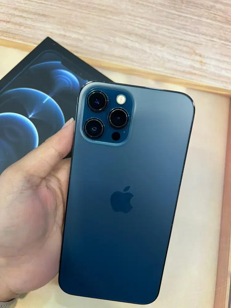 iPhone 12 Pro Max 256GB Blue Eks inter Cukai BH 100%