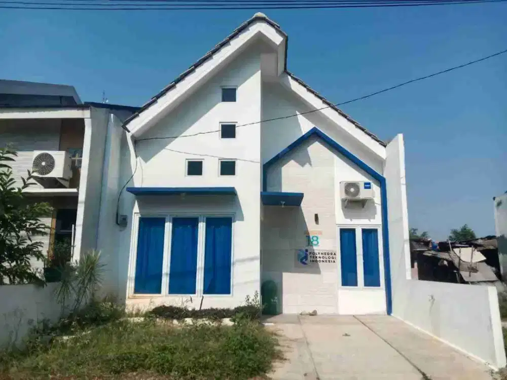 Rumah cluster Siap huni murah nego di Setu Bekasi strategis di jalan utama jalan raya Setu Bekasi