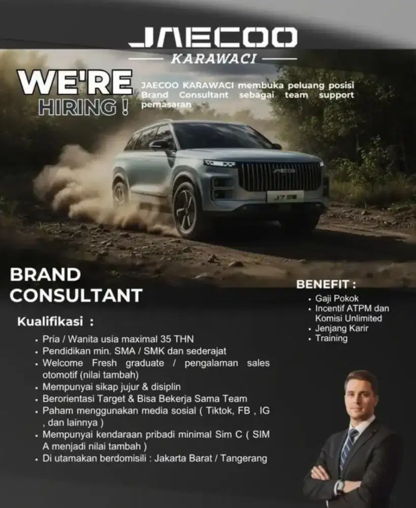 MARKETING MOBIL PREMIUM JAECOO