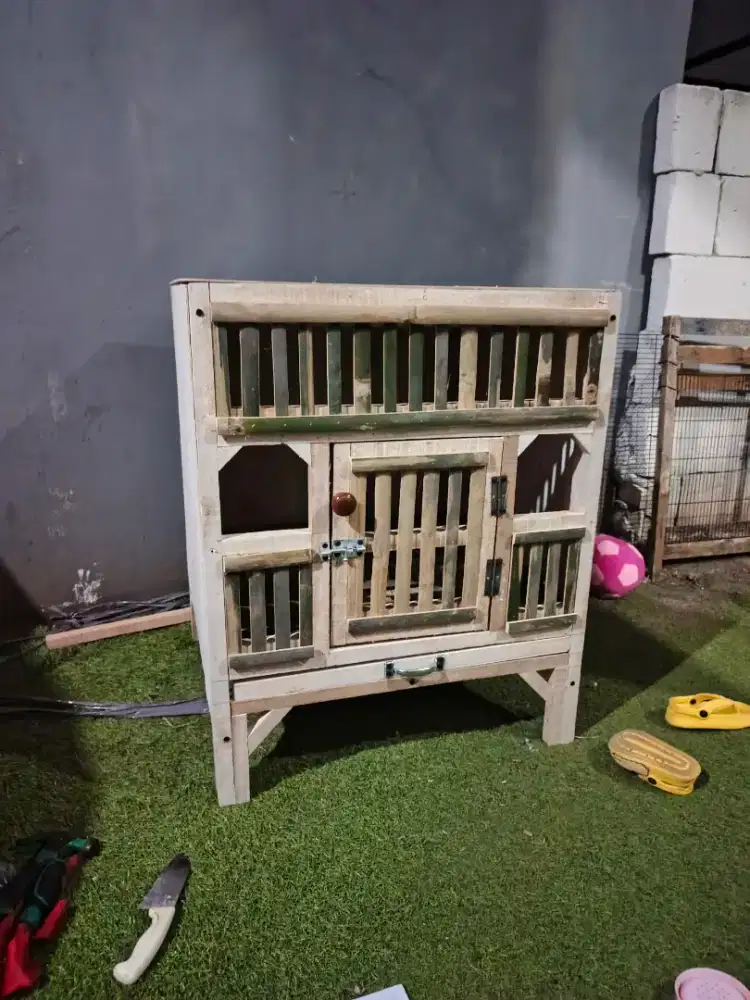 Kandang ayam bongkar pasang praktis