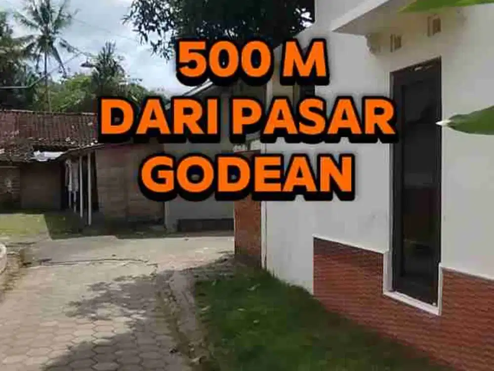 rumah luas, 500m dari pasar godean