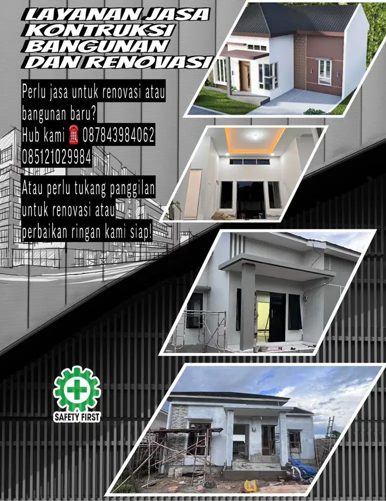 Jasa tukang konstruksi bangunan